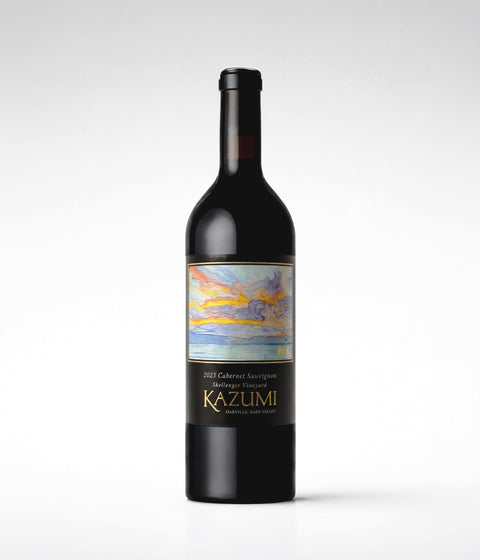 Kazumi Napa Valley Cabernet Sauvignon red wine bottle, front label